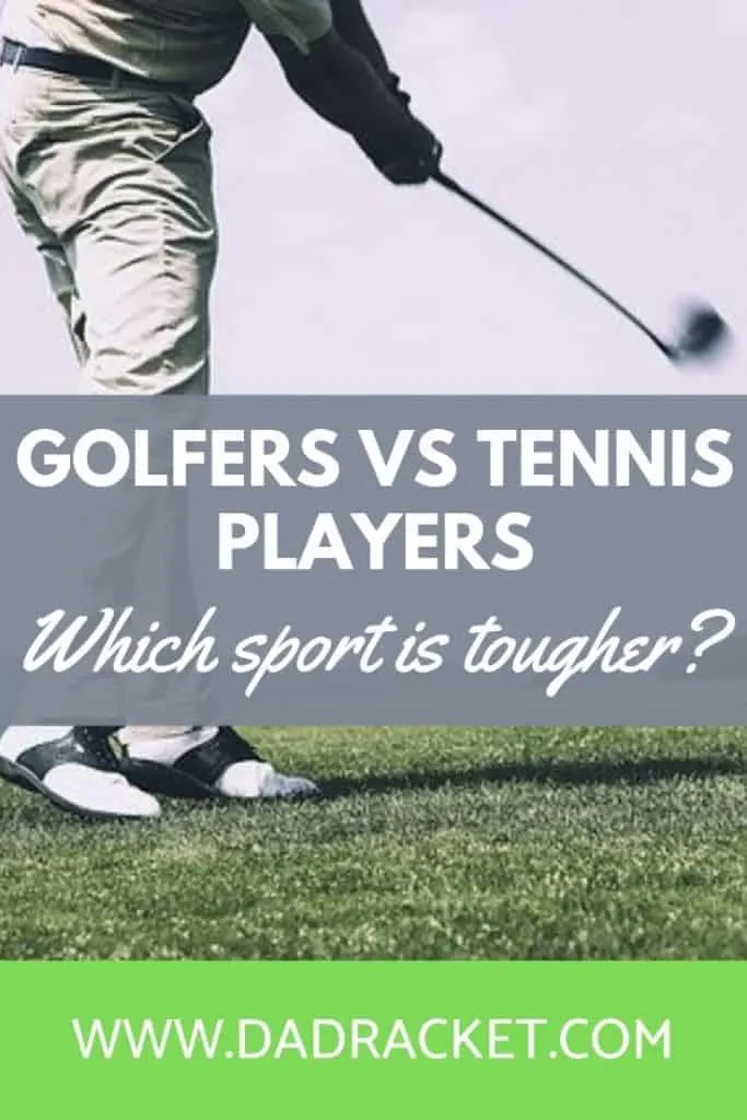 golfers vs tennis players